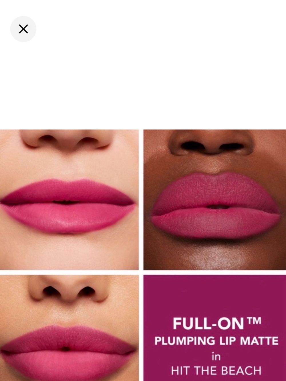 Buxom FULL-ON PLUMPING LIP MATTE -Hit the Beach